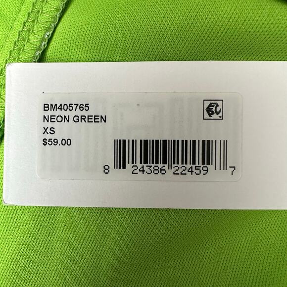 STEVE MADDEN Sz XS Dahlia Top Corset in Neon Green Glam Club Festival Nightout - Picture 8 of 8